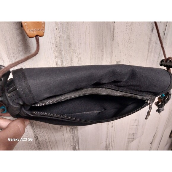 Gootium Small Black Canvas Crossbody Bag - Picture 6 of 8